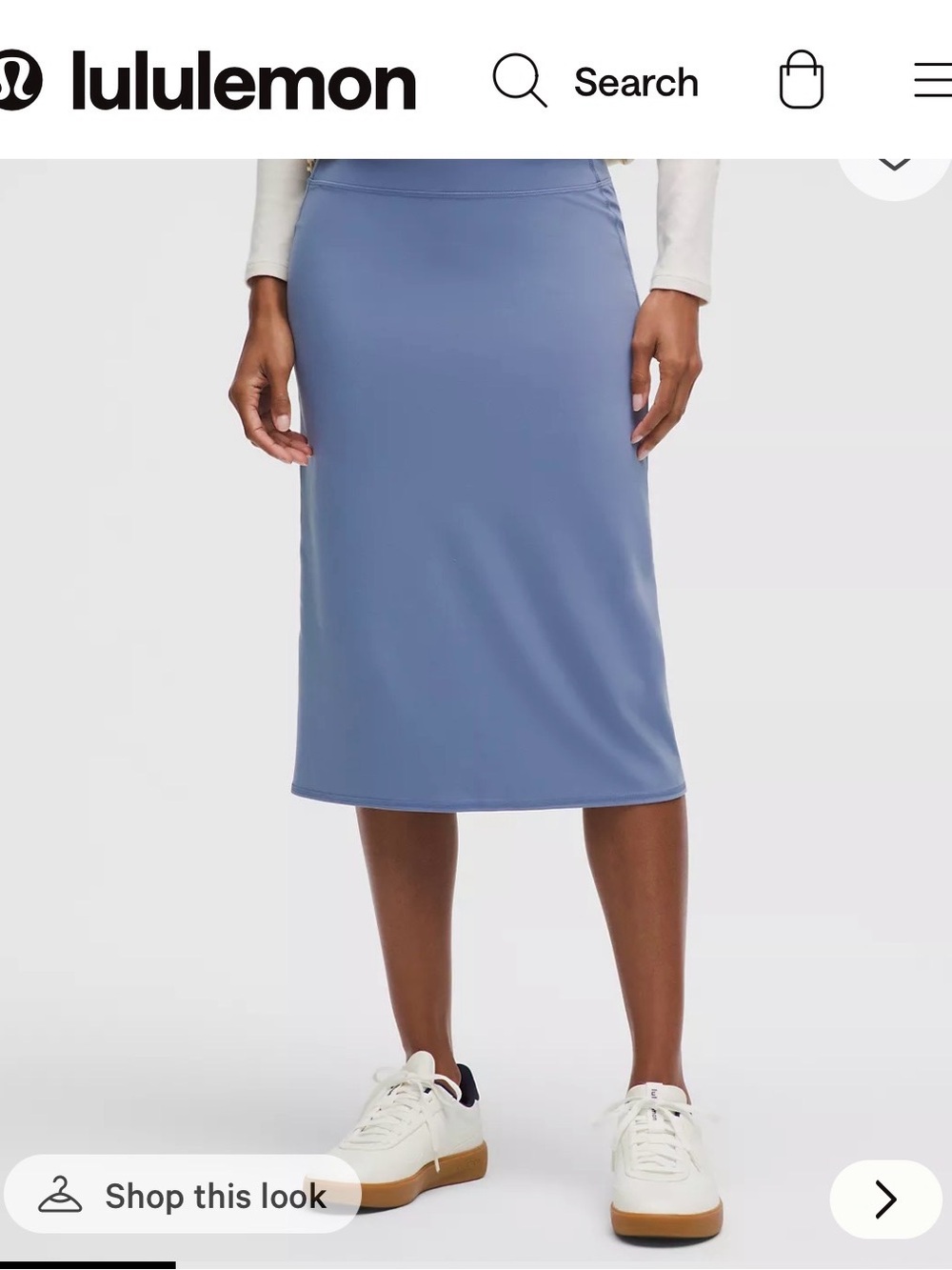 lululemon athletica Women's Midi Skirt — Periwinkle